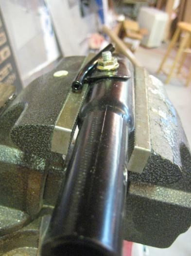 Bending the cable guide washer