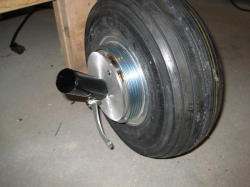 This is the right wheel; just starting work on this.