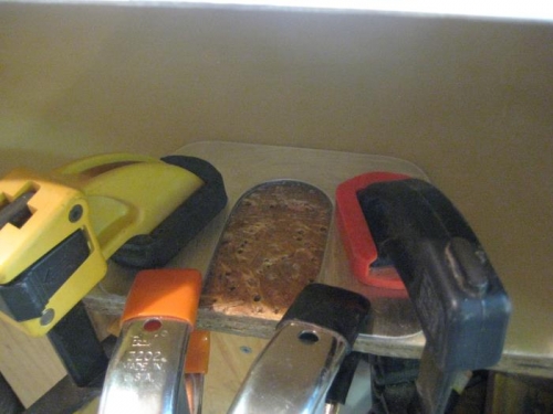 Reinforcing epoxy'ed in place.