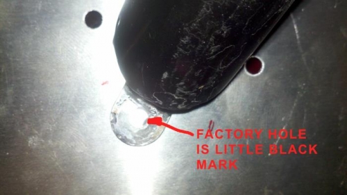 Same alignment from back side.