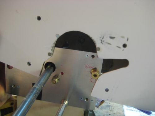 Wheel pant cutout much different and larger than the plans show.