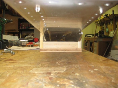 The jig from underneath