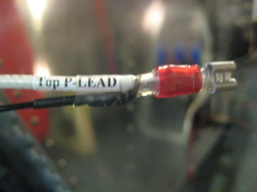 Finished the shielded P-lead wires.