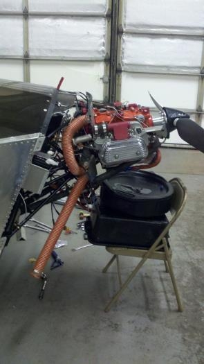 Items between engine mount and engine disconnected