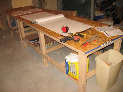 8' + 4' tables = 12'