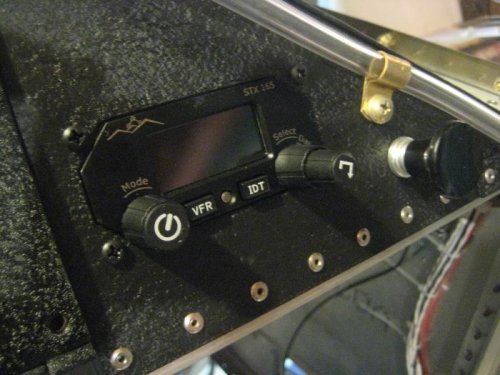 Sandia STX 165 transponder installed.