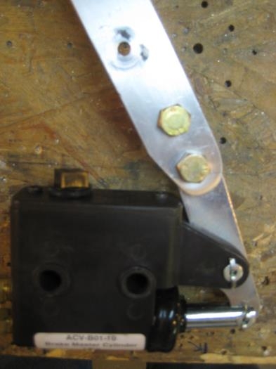 New bolts. The lower hole was the existing middle hole in the previous handle setup.