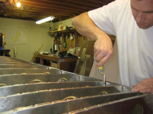 LOTS of holes to debur (2 sides!)