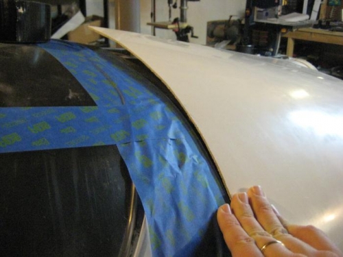 Pressing the upper cowl to fit at the lower edge makes the rest BULGE upward.