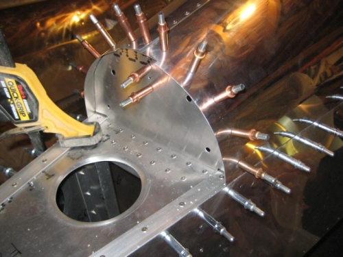 Next came the installation of bulkhead F20-05