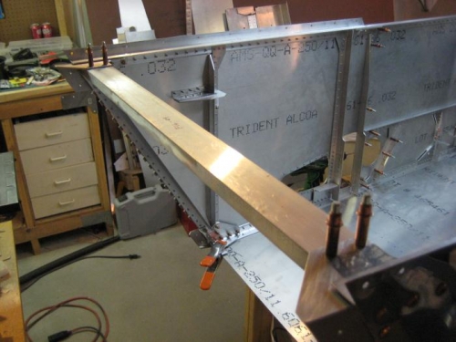 Another view of the forward cross tie.