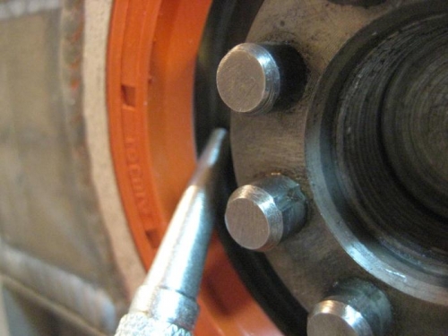 Oil seal with large gap behind.