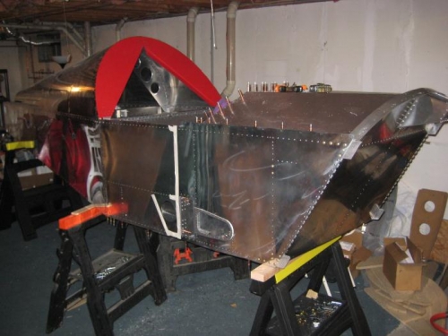 Lookin' like a fuselage...