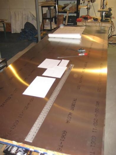 Onto the third sheet of .025 metal.