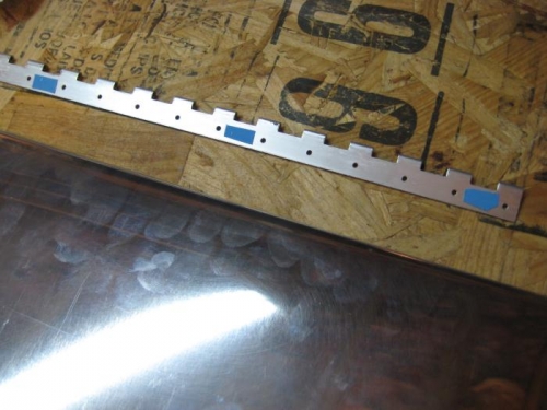 Double sided tape on hinge.