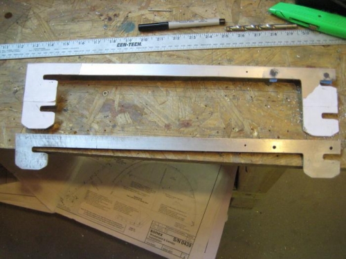 Per plans, below; modified, above