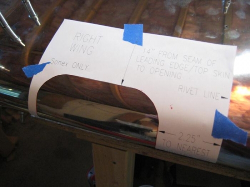 Duckworks template for the cutout.