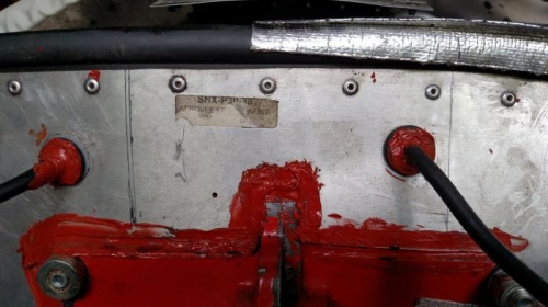 Cut lines for rear baffle.