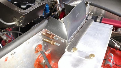 New baffle material. I used the straight edge stuff this time.