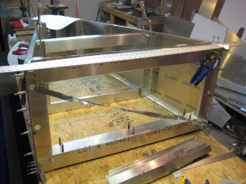 Used a metal ruler and folded-over (so not sticky) duct tape.