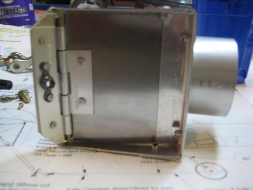 The flapper door open (= heat)