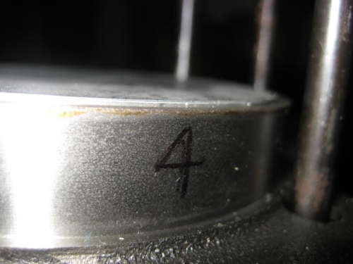 Deck height is a negative (-) number because piston is ABOVE the cylinder.