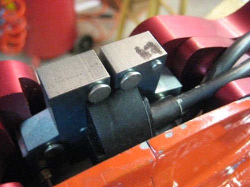 Magnetron looking back from the back of the engine case.