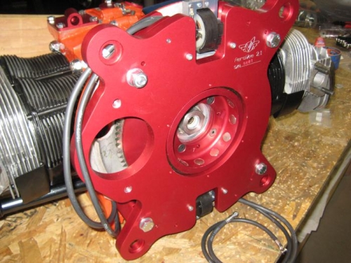 The accessory plate installed.