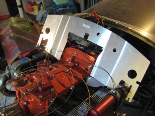 Baffles bent, but intake pipes need to be removed to install.