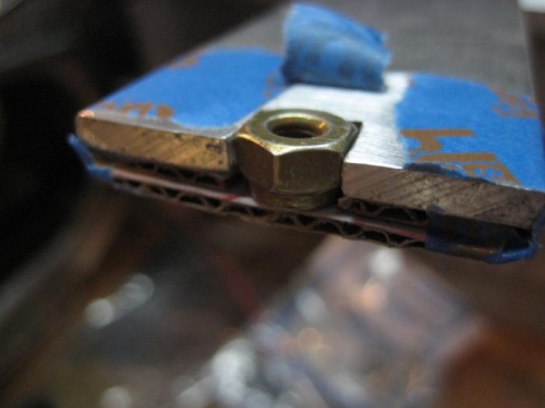 Tool I made to reach the nuts down to the out-of-reach screws.