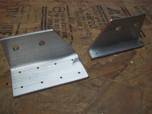 Brackets to hold master cylinder