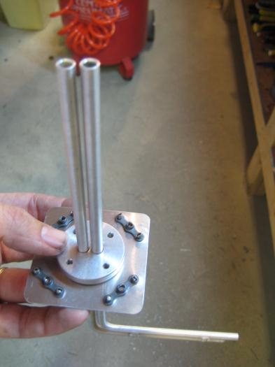 All of this, including the plate, will be inside the wing.