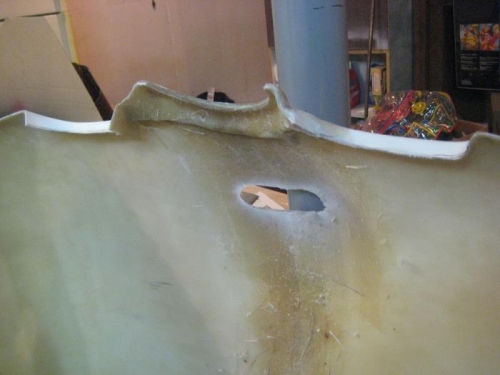 Cowl inlet cut away.