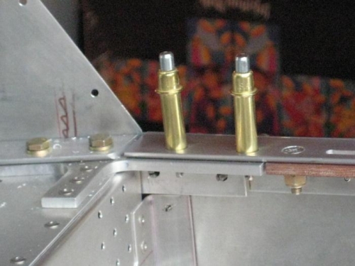 Fuselage attach brackets updrilled & countersunk (where called for)