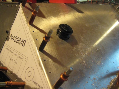 Accessory outlet partially in place.