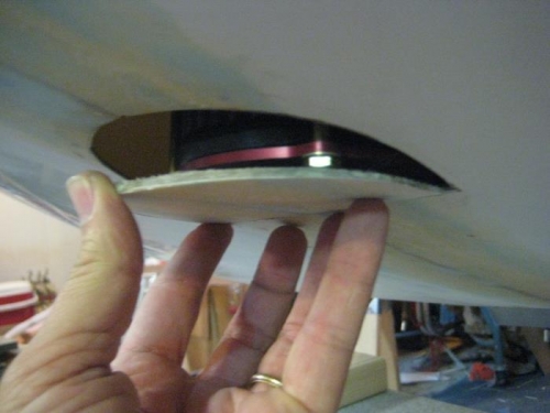 I'll use the cutout piece and glass around it.