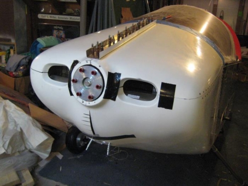 Cleco'd the upper cowl together again to test overall fit.