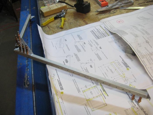 Stiffeners & gussets removed for updrilling