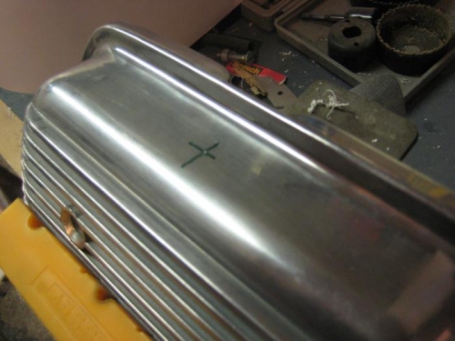 This location will miss the internal workings of the rocker arms.