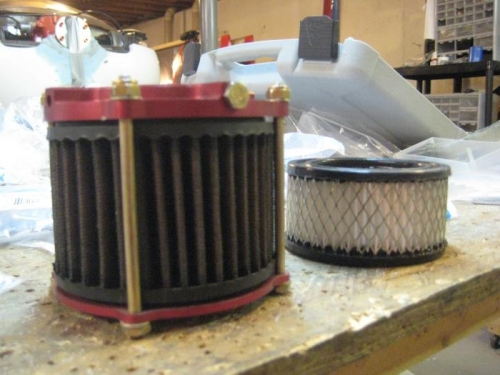 On the left, doesn't fit...