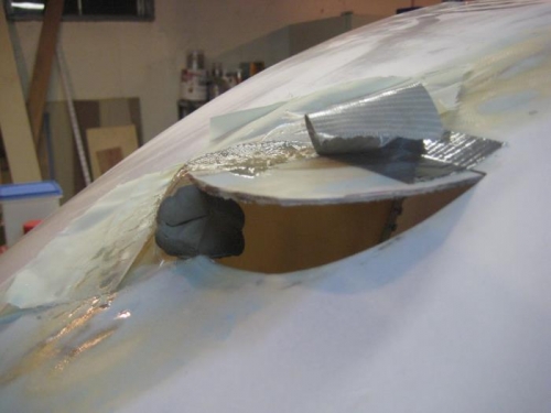 Clay to hold distance.