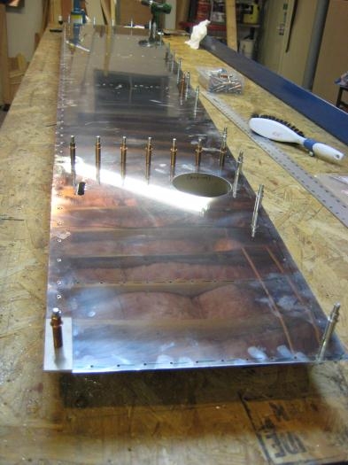 Left aft fuselage riveted as far as I can go for now.