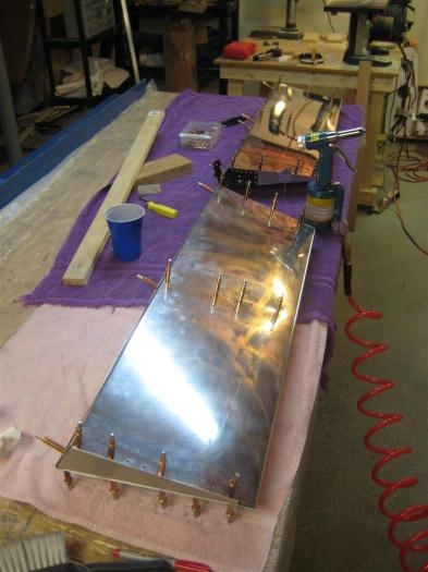 Cleco'd and ready for riveting.