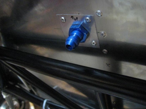 AN firewall fitting, reversed from last go around.