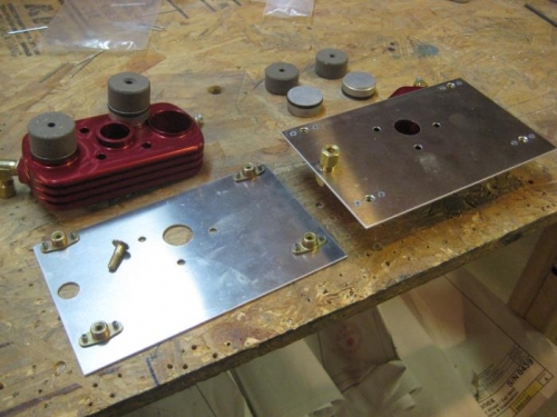 Many of the major parts & pieces on display