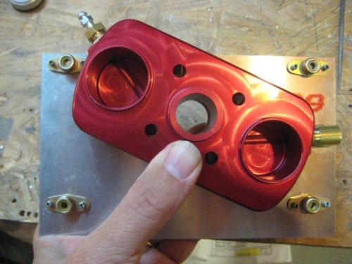 Typical assembly from the brake-side.