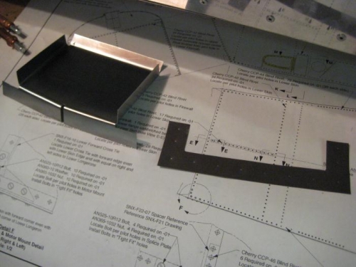 Two more stainless steel pieces of the upper firewall
