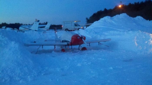 And after shoveling today, after 6' of snow in 3 weeks!