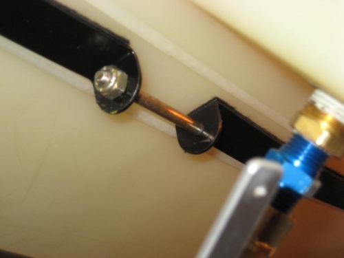 The rear bolt FINALLY in place!