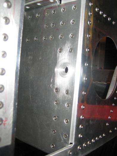 Installed the flush rivets inside the spar tunnel (both sides)